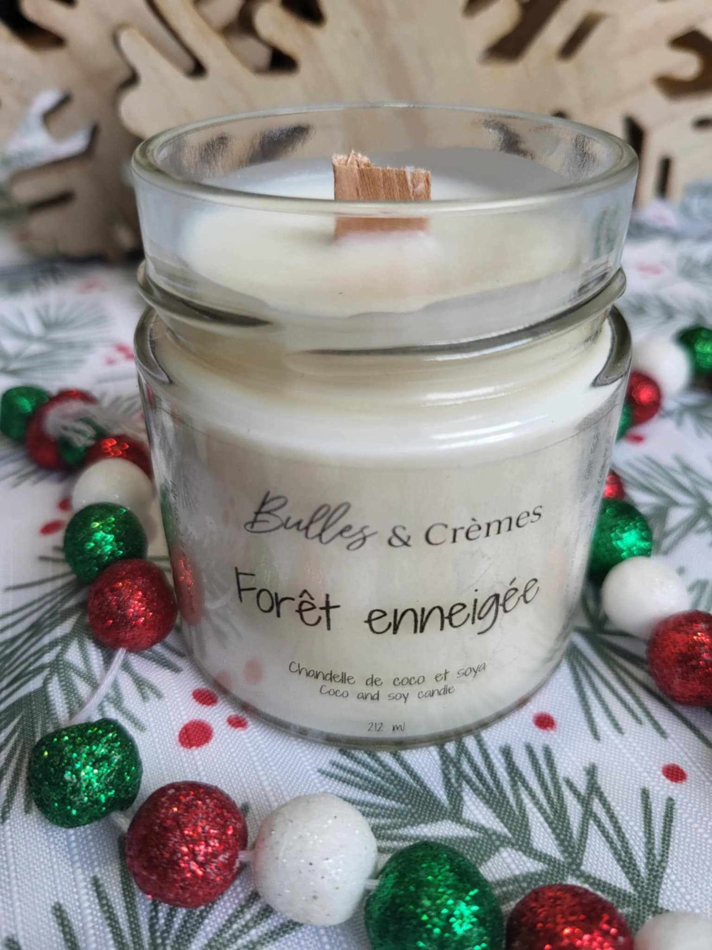 Chandelle Forêt enneigée