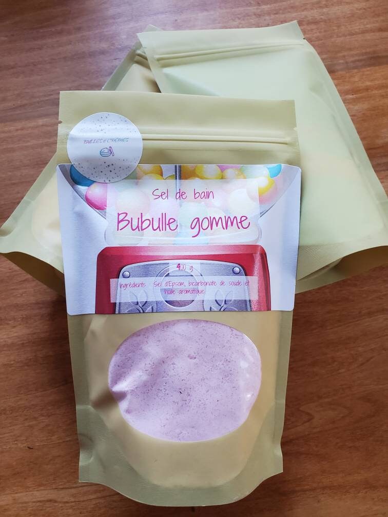 Sel de bain Bubulle gomme