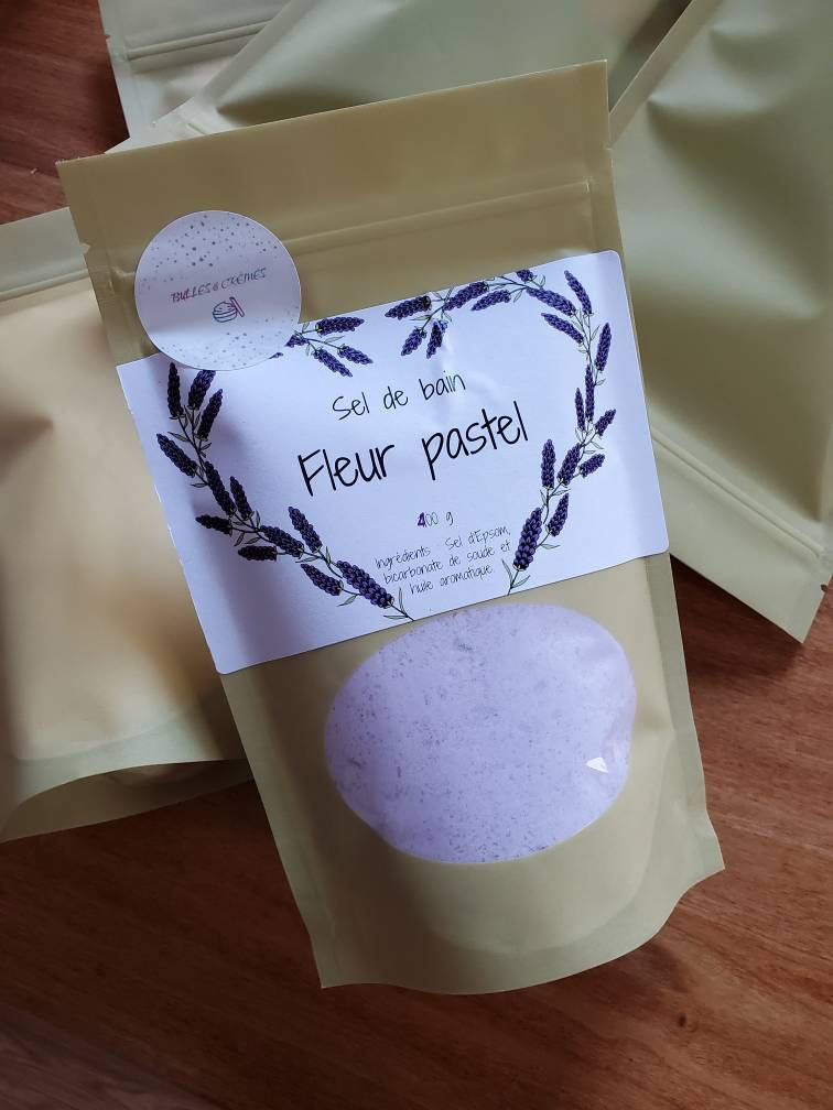 Sel de bain Fleur pastel