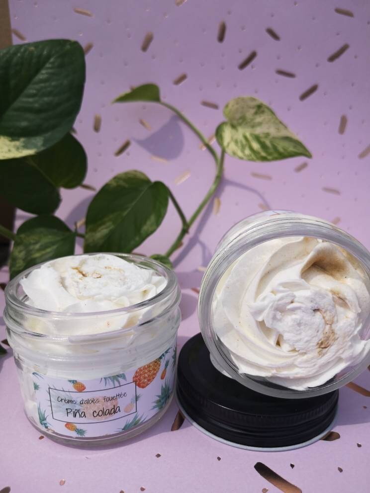 Crème d'aloès fouettée Piña Colada