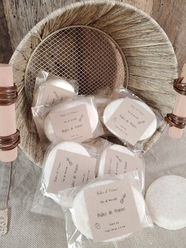 Pain de massage Bulles de fraises