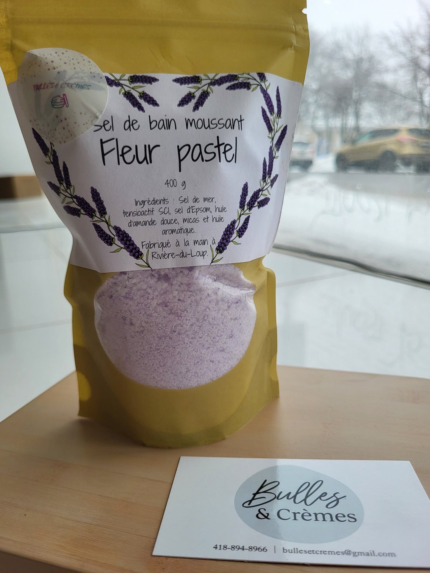 Sel de bain moussant Fleur pastel
