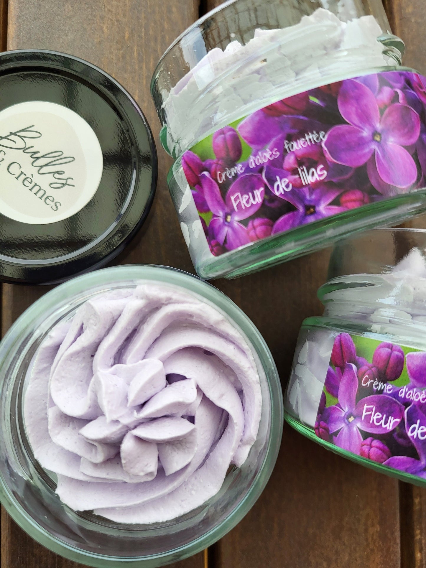 Crème d'aloès fouettée Fleur de lilas