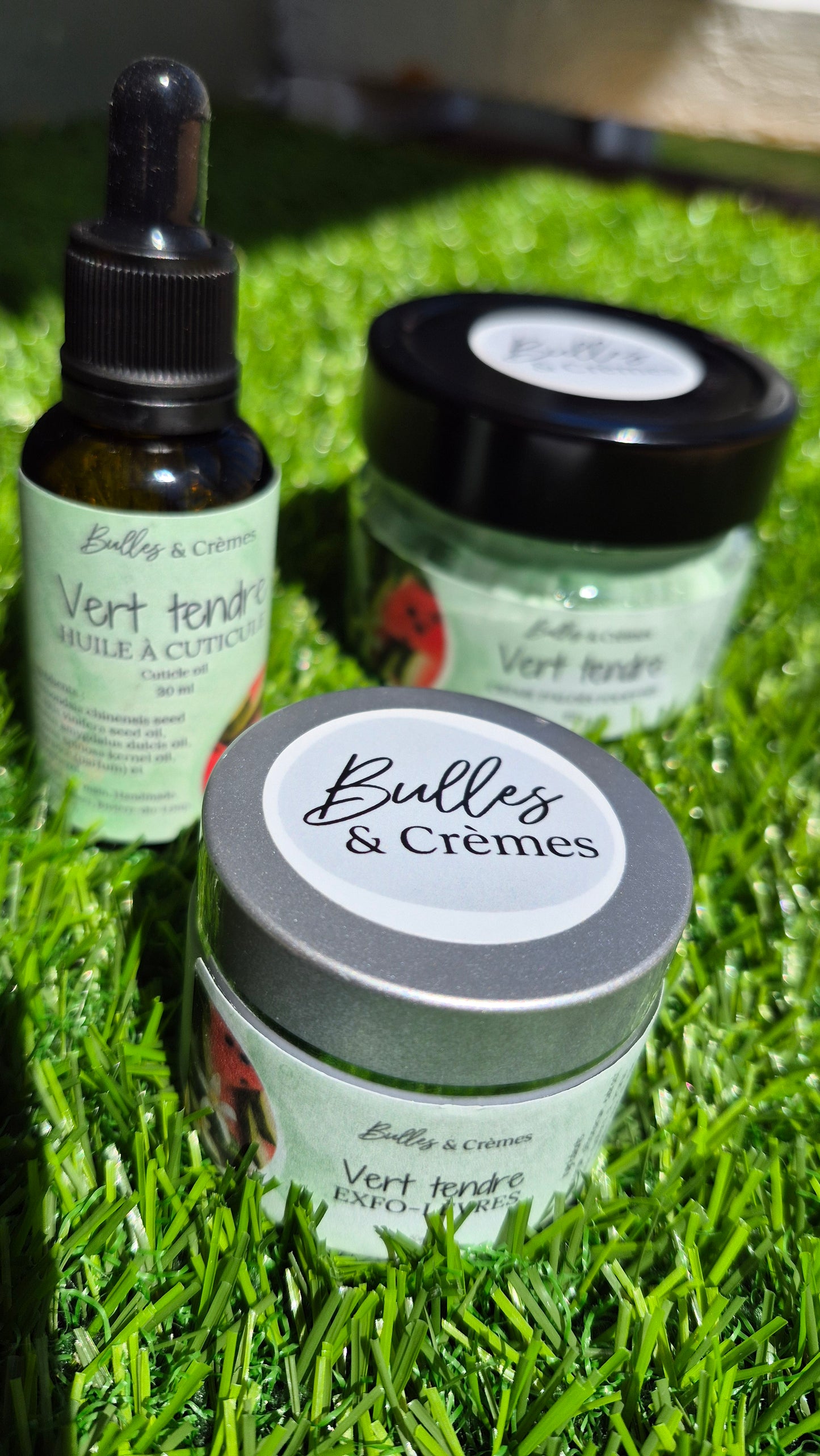 Crème d'aloès fouettée Vert tendre