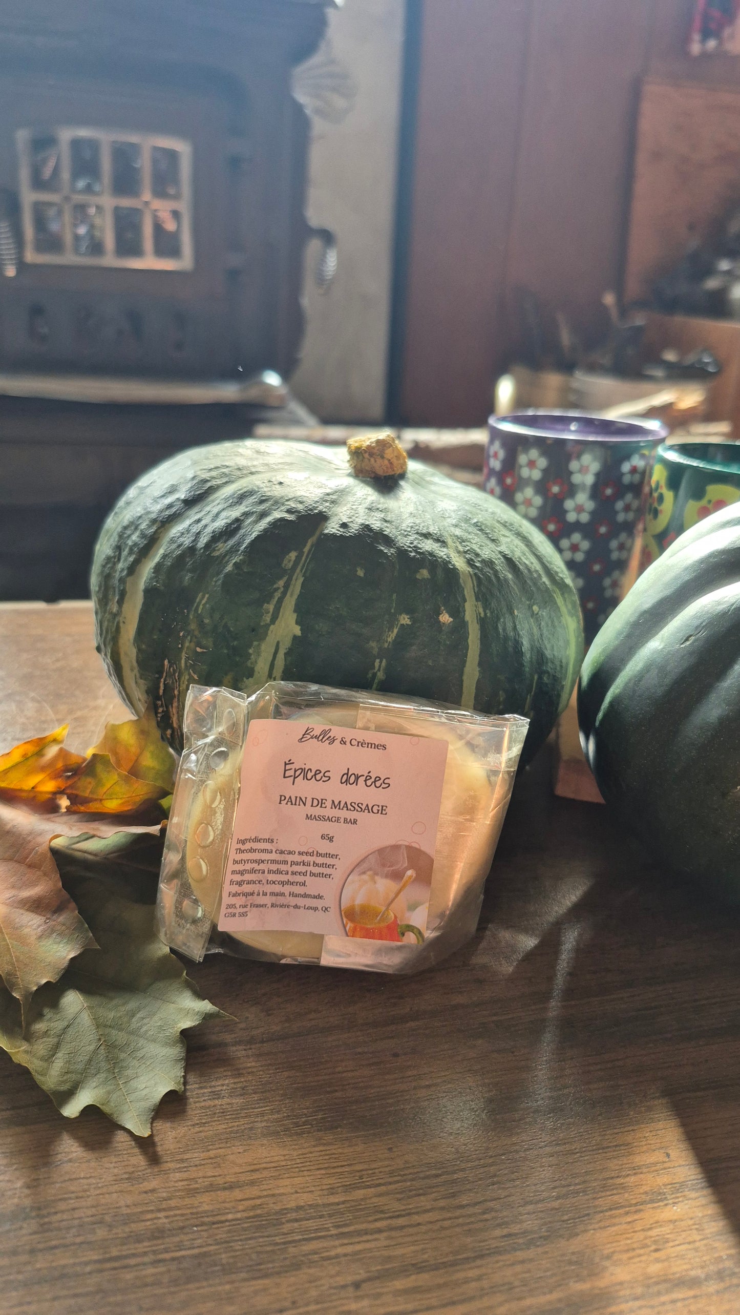 Pain de massage Épices dorées