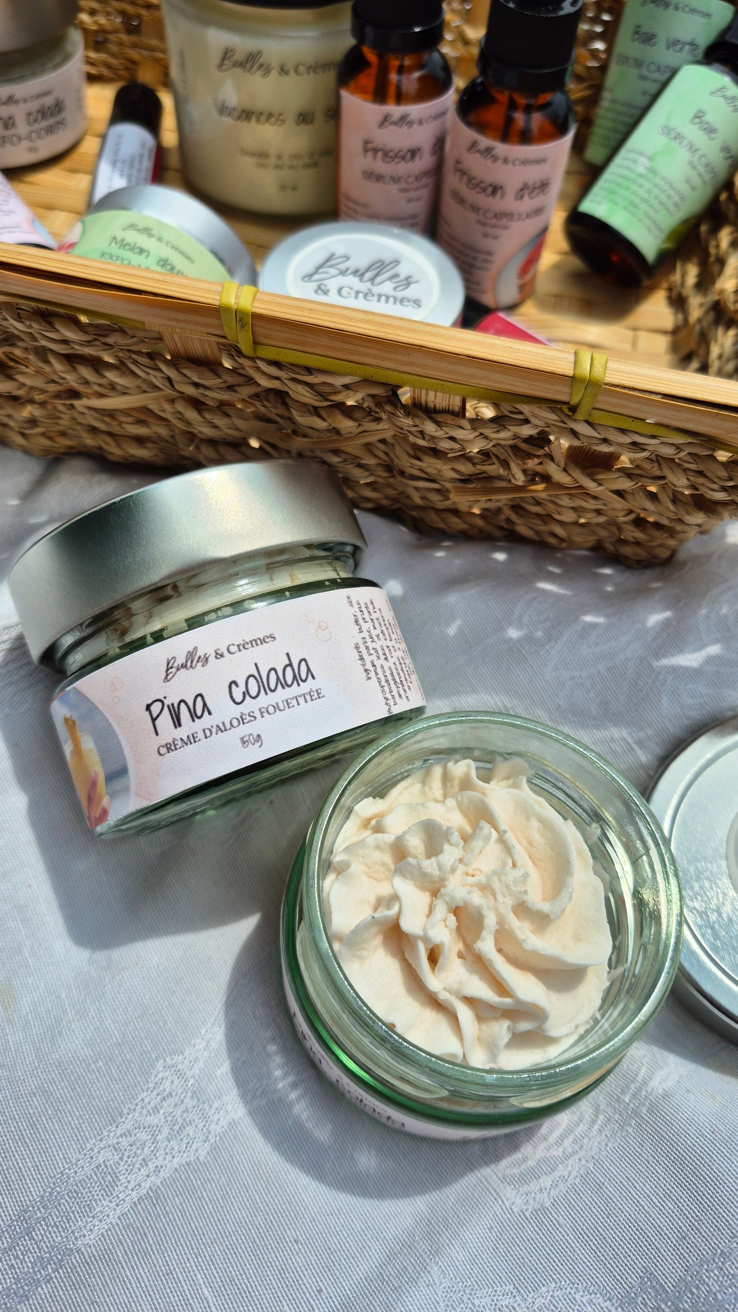 Crème d'aloès fouettée Piña Colada
