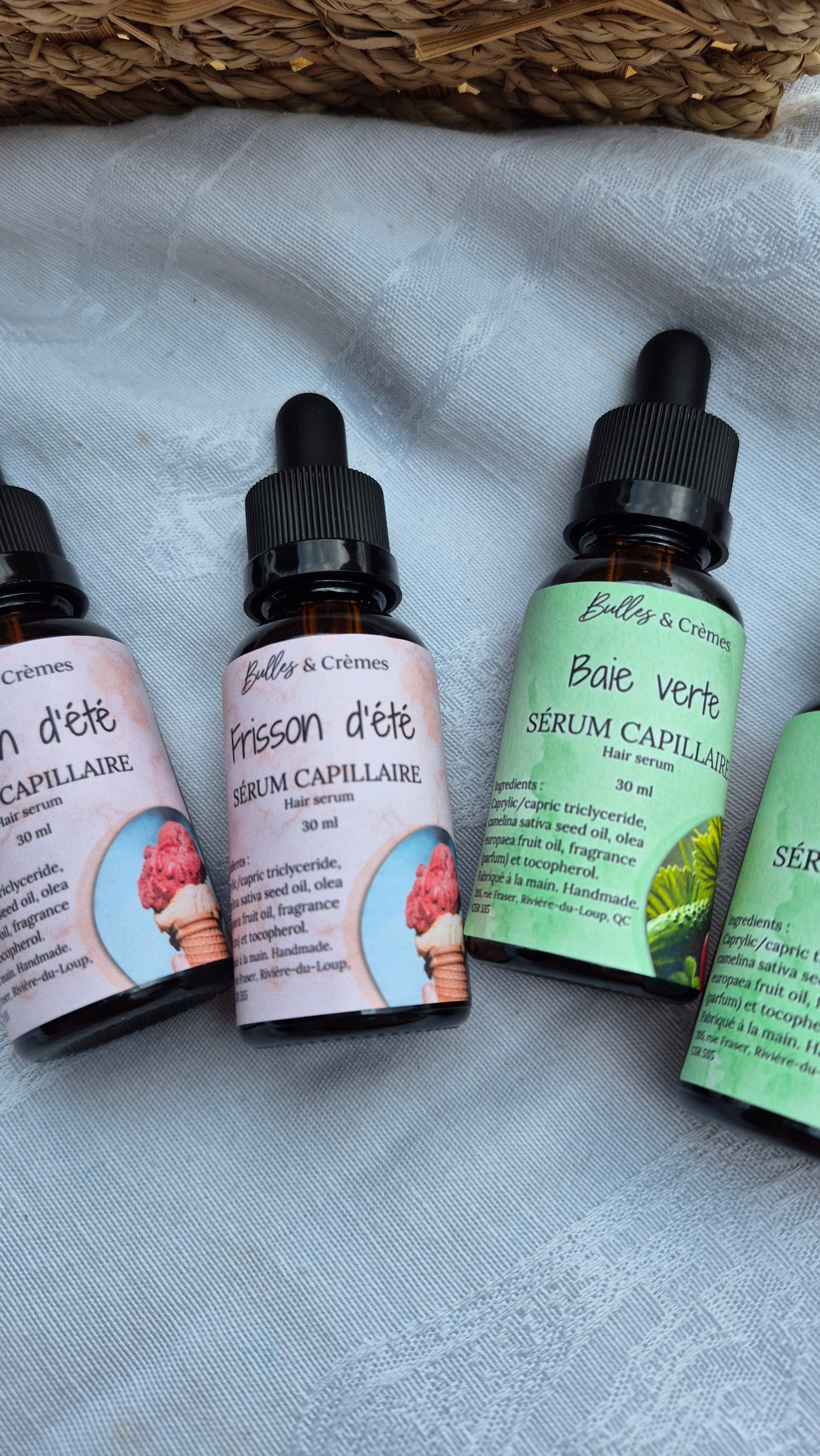 Sérum capillaire Baie verte