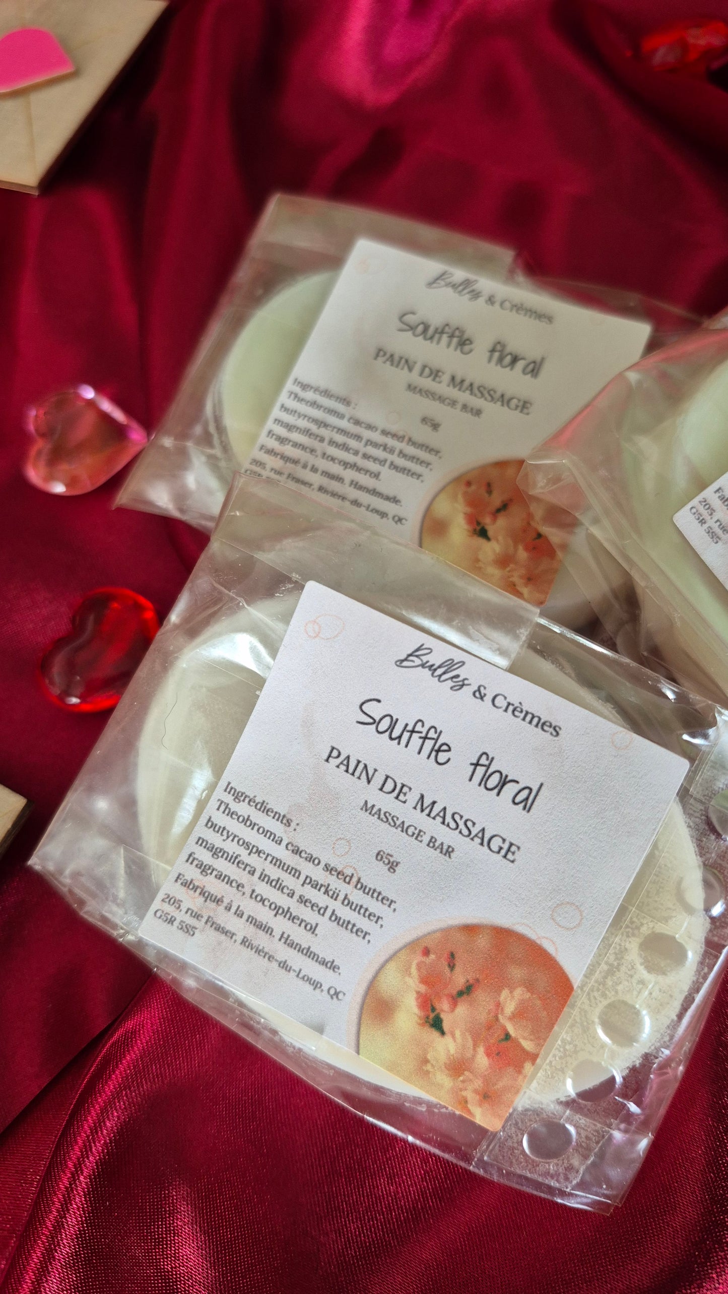 Pain de massage Souffle floral