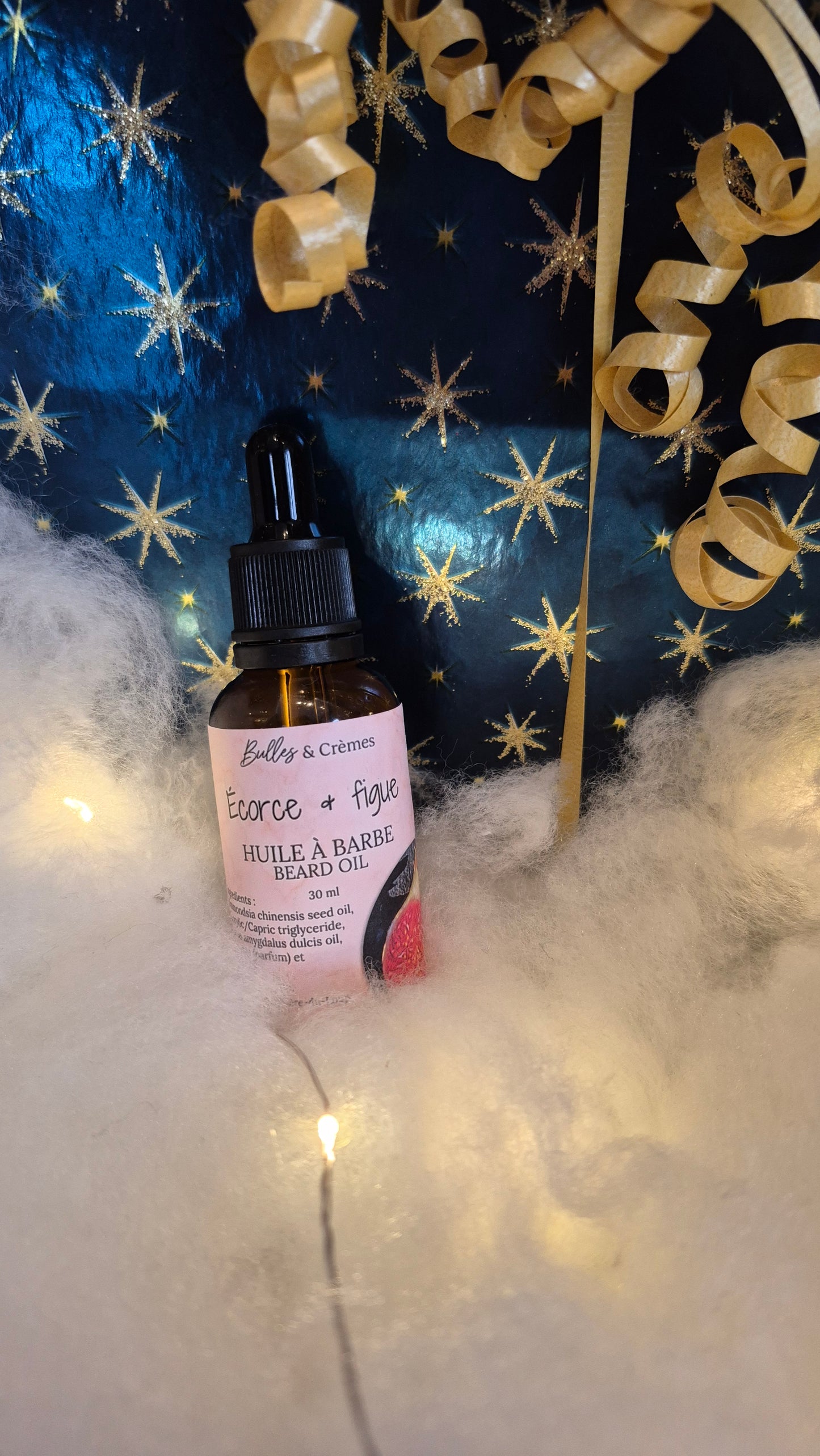 Huile à barbe Écorce & figue