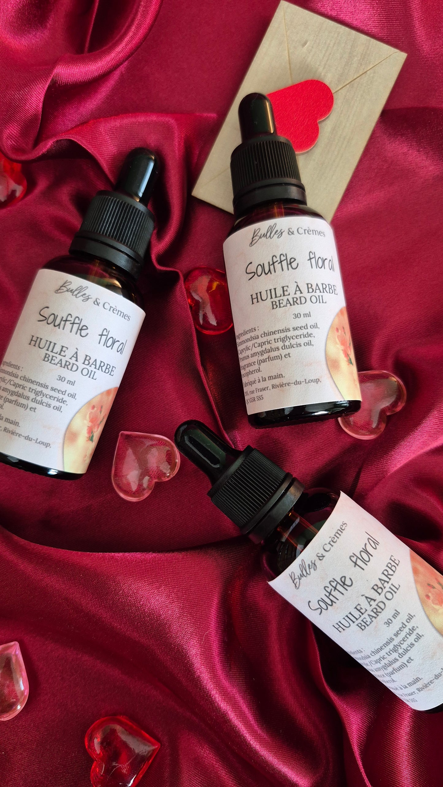 Huile à barbe Souffle floral