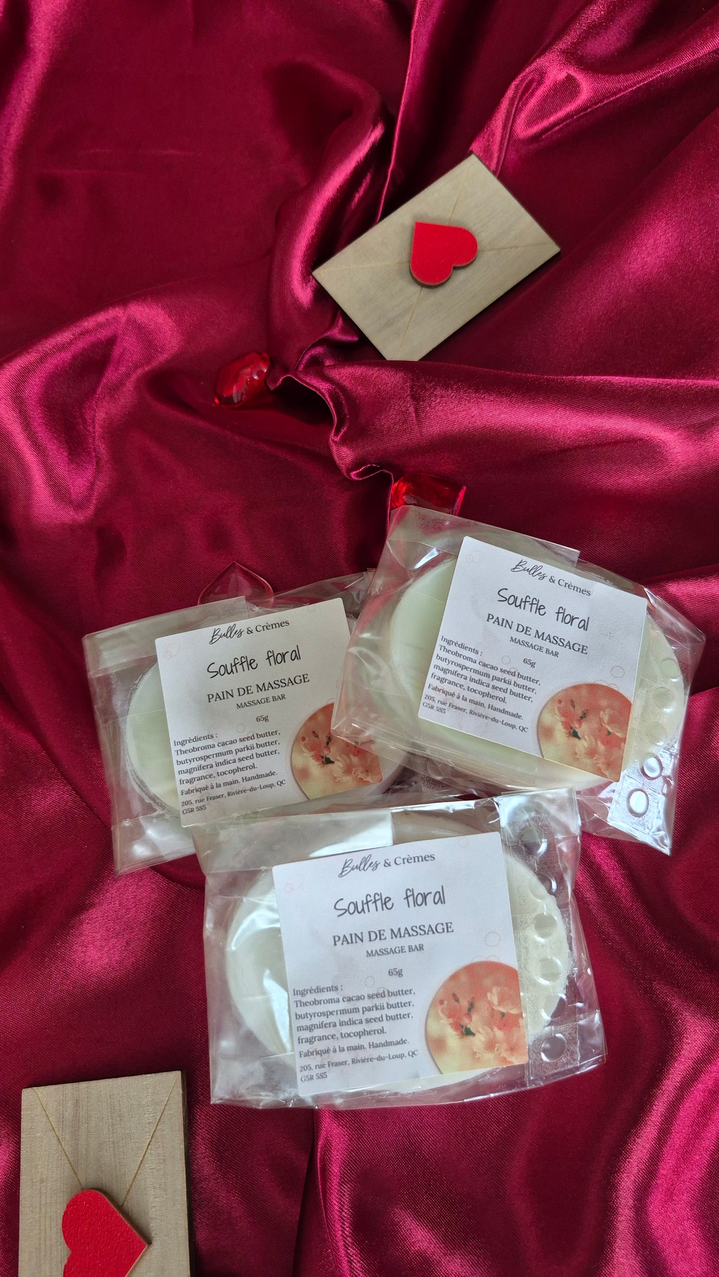 Pain de massage Souffle floral