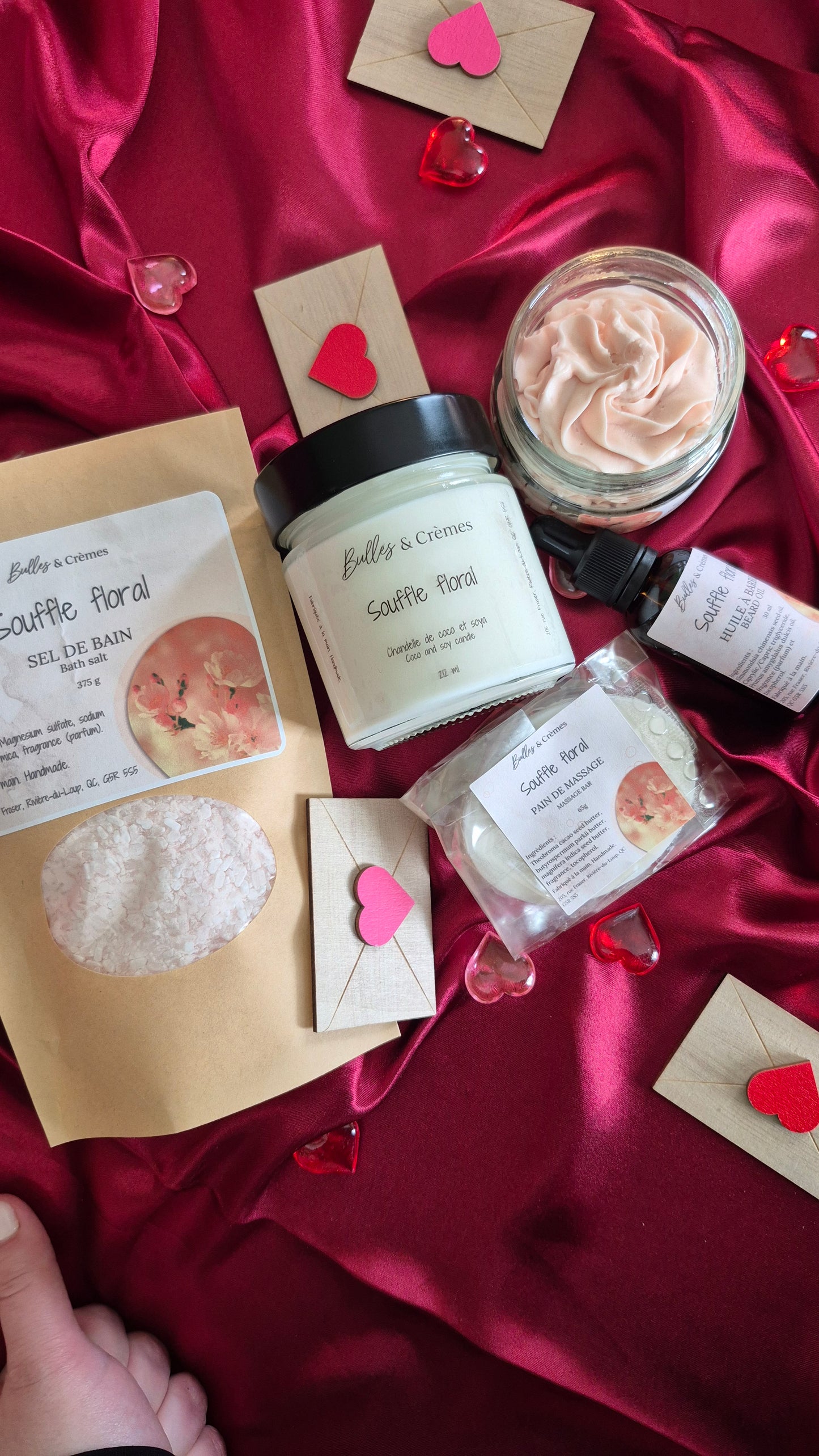 Pain de massage Souffle floral