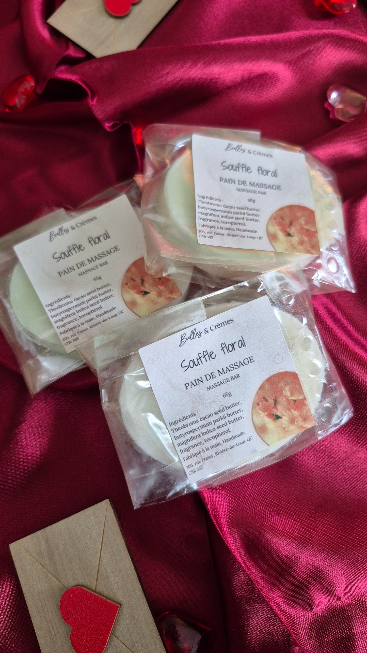 Pain de massage Souffle floral